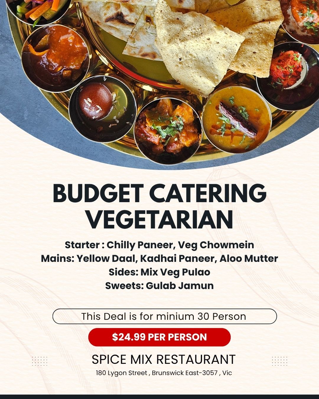 Budget Catering - VEG